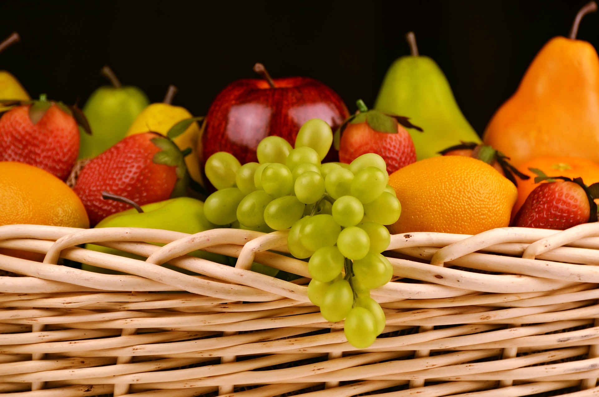 fruit in a basket